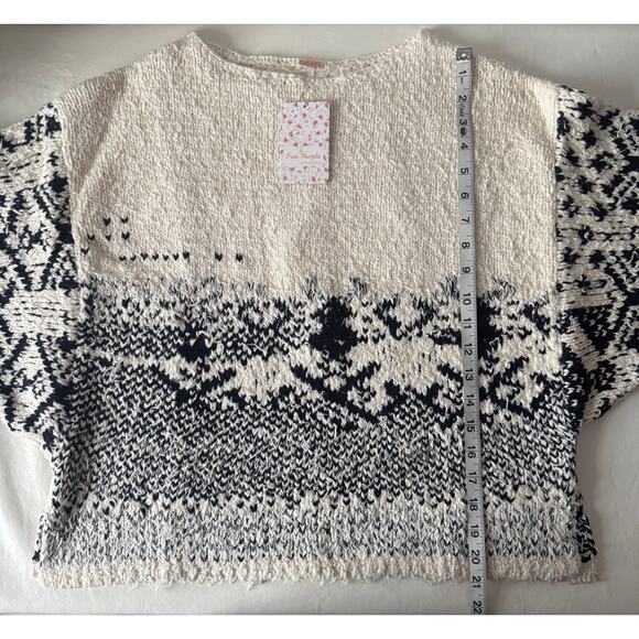 New Free People Midnight Beach Pullover in Evening Ivory Combo Women's Size XS - Picture 10 of 10